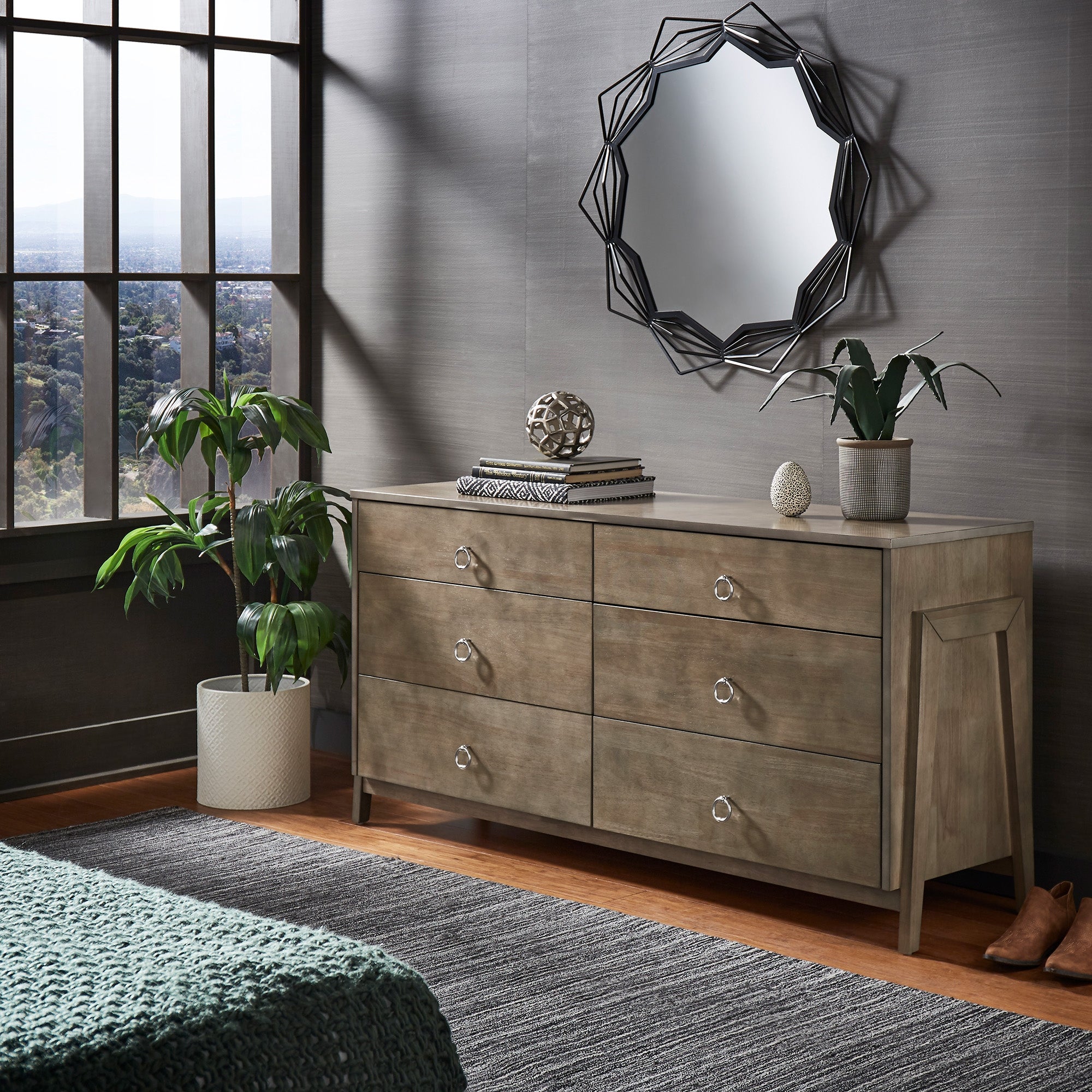 Barnnes Wood 6-Drawer Dresser by iNSPIRE Q Modern - - 28964964 - Mycitystee