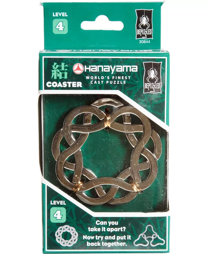 BePuzzled Hanayama Level 4 Cast Puzzle - Coaster - Mycitystee