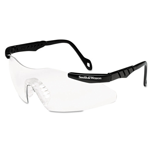Smith and Wesson Magnum 3G Safety Eyewear， Black Frame， Clear Lens (19799) - Mycitystee