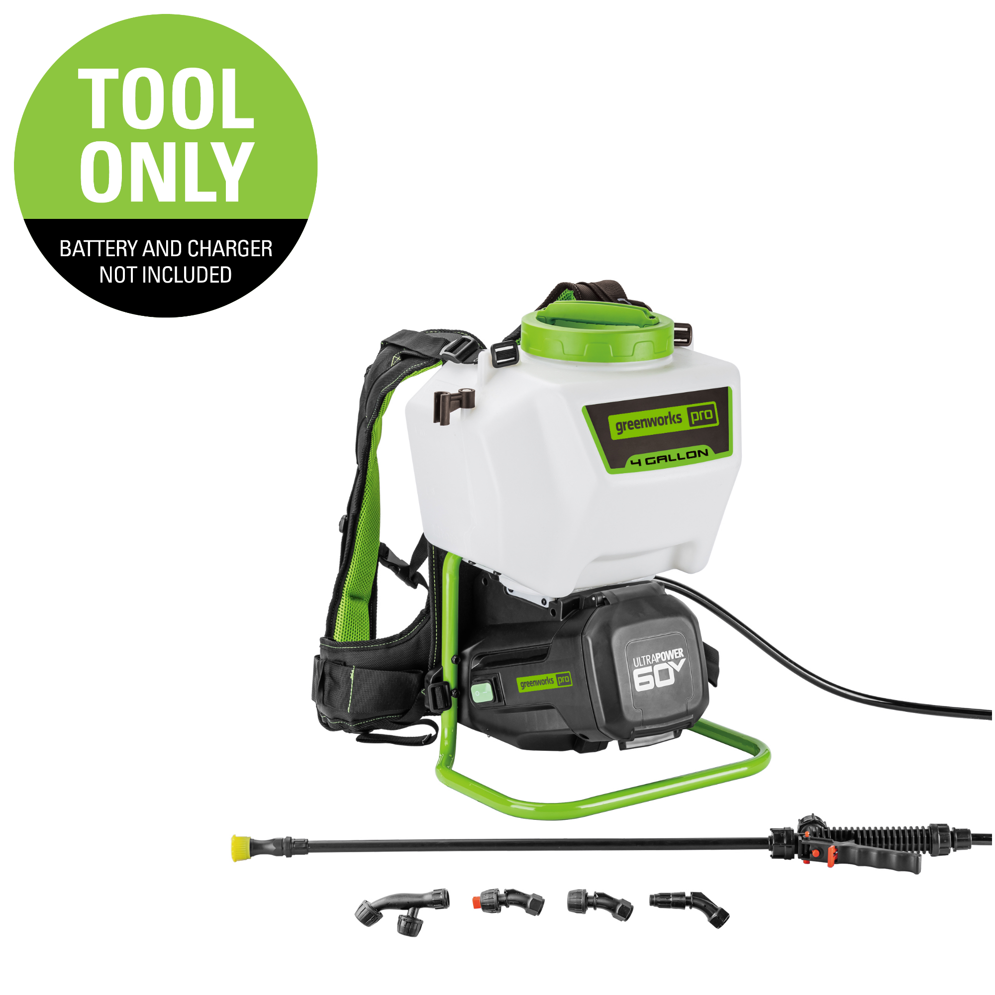 60V Cordless Battery Backpack Sprayer (Tool-Only) - Mycitystee
