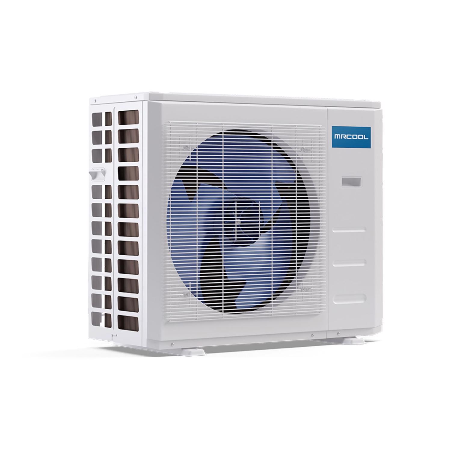 MrCool DIY 4th Gen 2 Zone 18000 BTU 21 SEER Ductless Mini Split Heat Pump Condenser - Mycitystee