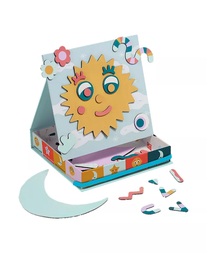Manhattan Toy Company On-the-Go Making Faces Celestial-Themed Socio Emotional Expressive Travel Activity Toy Set， 44 Piece - Mycitystee