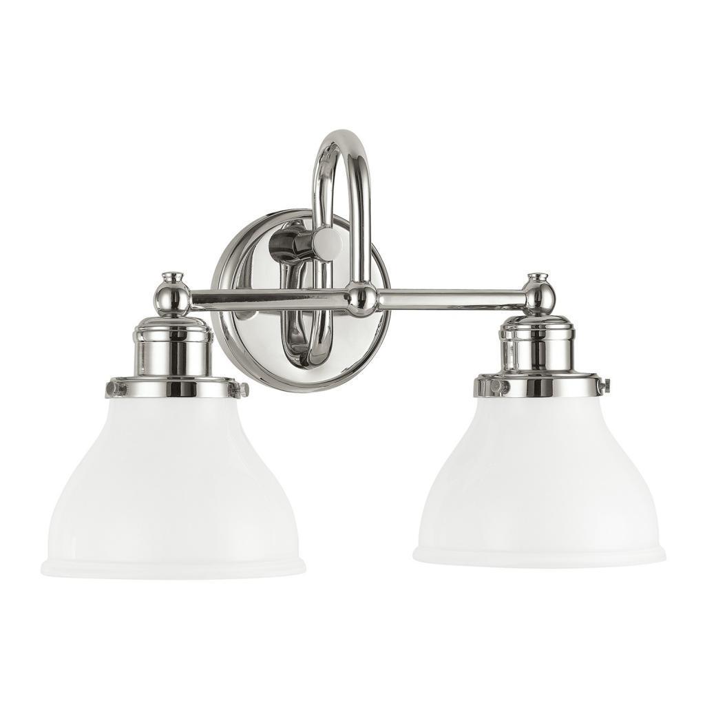 Baxter 2-light Polished Nickel Bath/ Vanity Light - Polished Nickel - Mycitystee