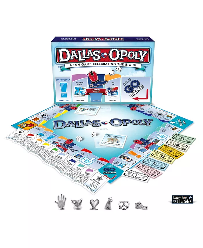 Late for the Sky Dallas-opoly Monopoly Game - Mycitystee