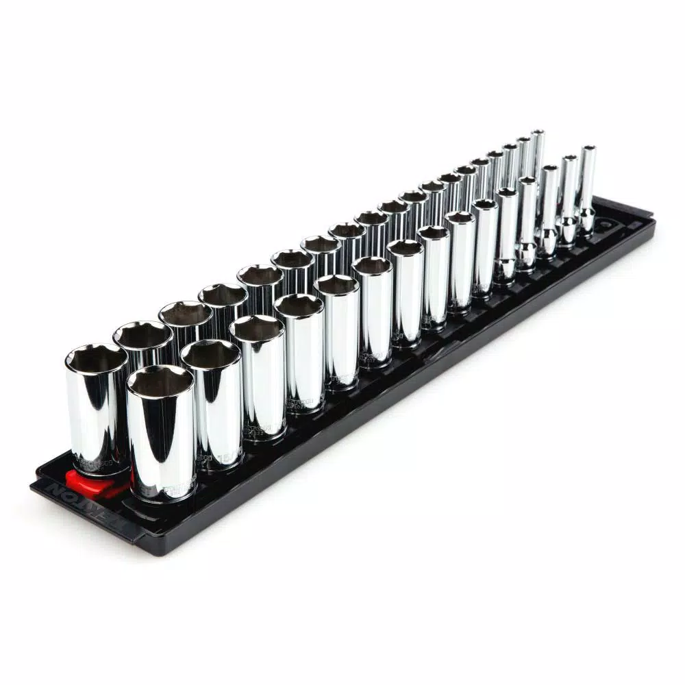 TEKTON 3/8 in. Dr. Deep 6-Point Socket Set (34-Piece) and#8211; XDC Depot - Mycitystee