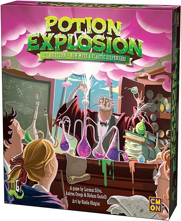 Horrible Guild Potion Explosion 2nd Edition， Expansion， Now With a Plastic Dispenser， Durable Plastic - Mycitystee