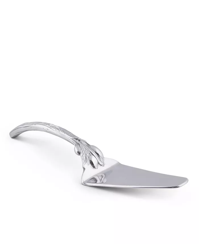 Arthur Court Sand-Cast Aluminum Handle， Extra Large Pizza Pie Server - Mycitystee