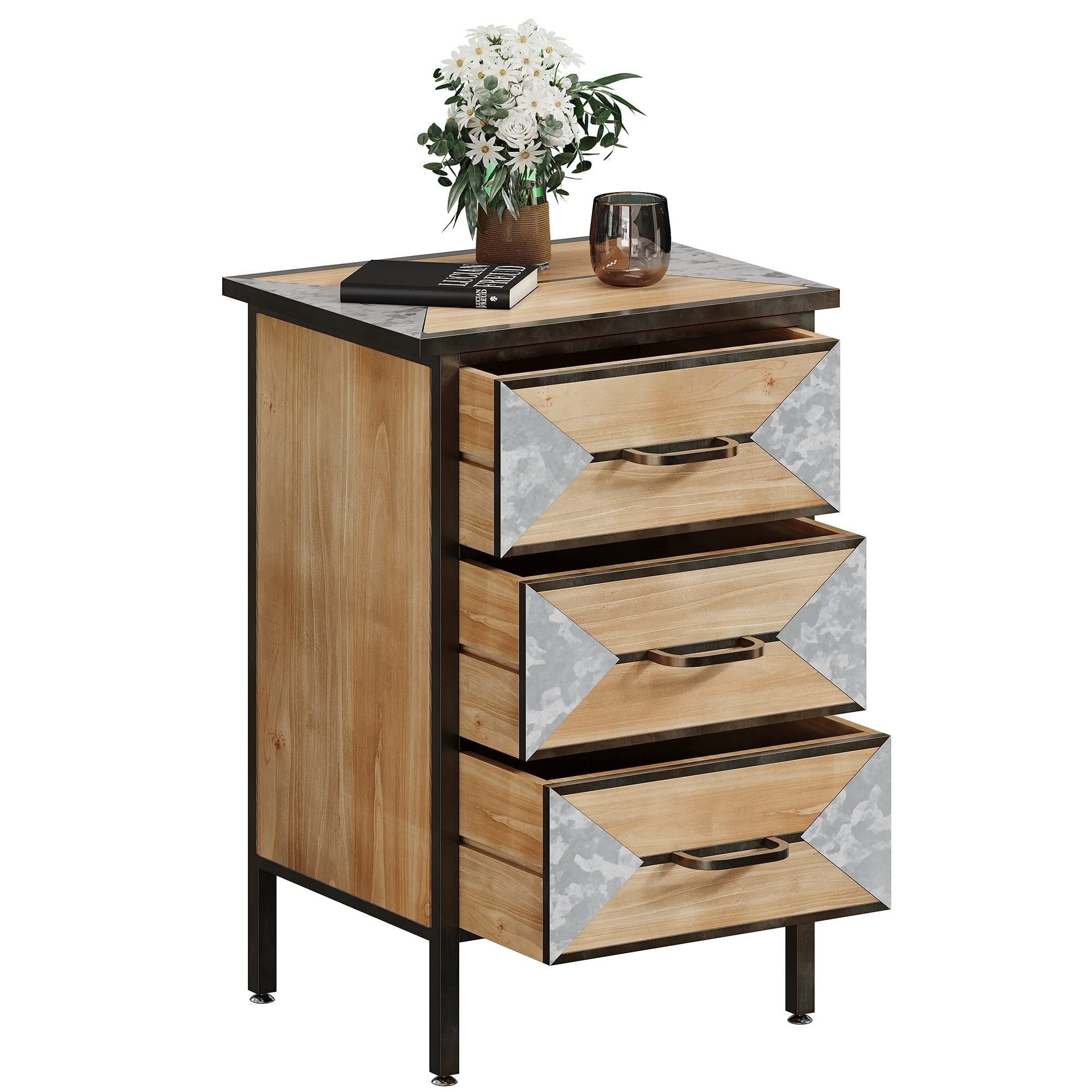 Storage Cabinet with 3 Drawers - - 37980806 - Mycitystee
