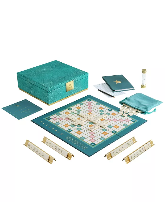 WS Game Company Scrabble Del Mar Shagreen Edition - Mycitystee