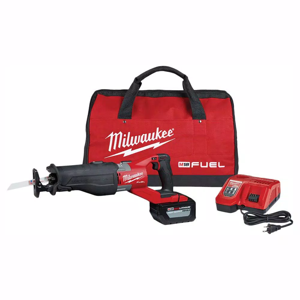 Milwaukee M18 FUEL 18-Volt Lithium-Ion Brushless Cordless SUPER SAWZALL Orbital Reciprocating Saw Kit w/(1) 12.0 Ah Battery and#8211; XDC Depot - Mycitystee