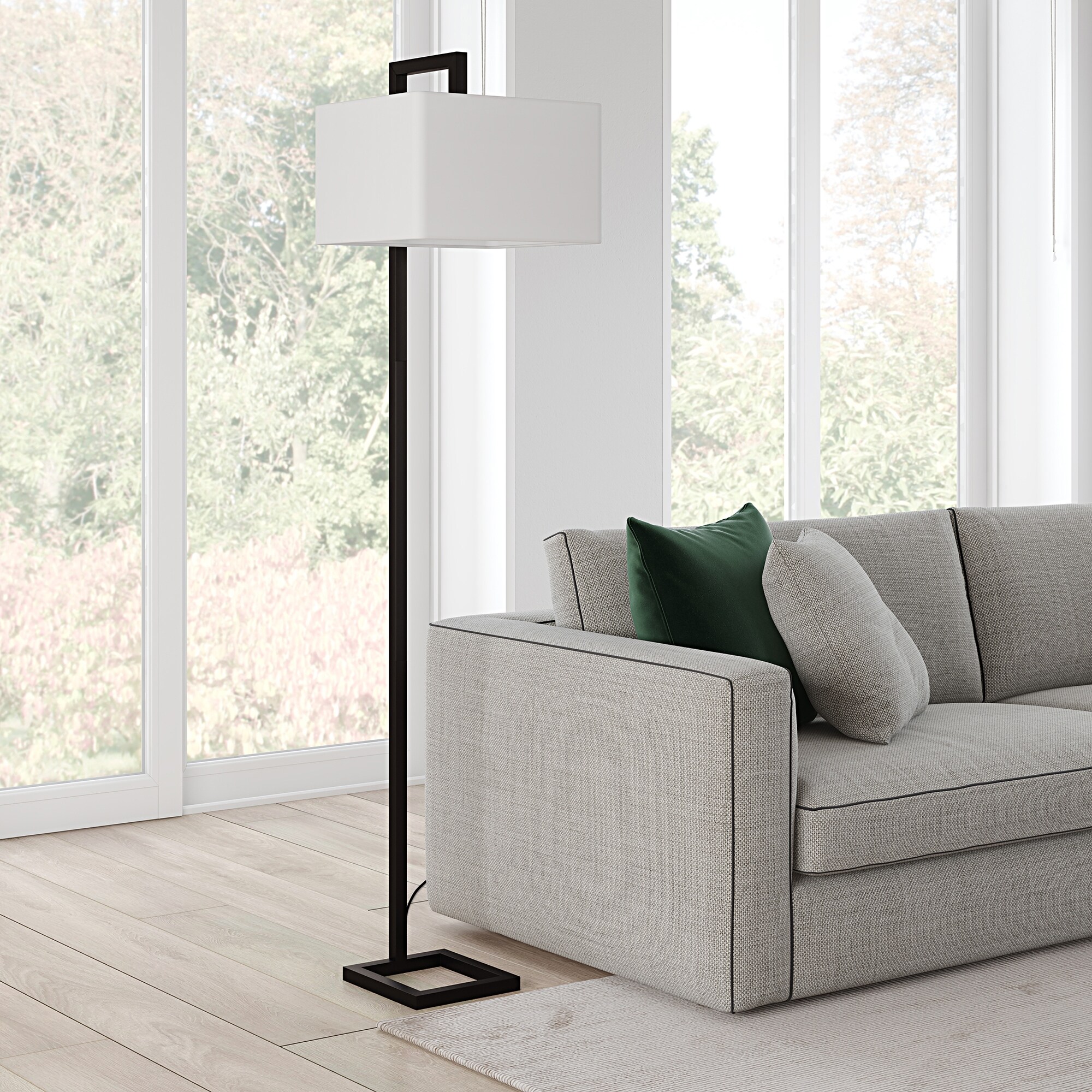 Carson Carrington Saghamn Blackened Bronze Floor Lamp - Mycitystee