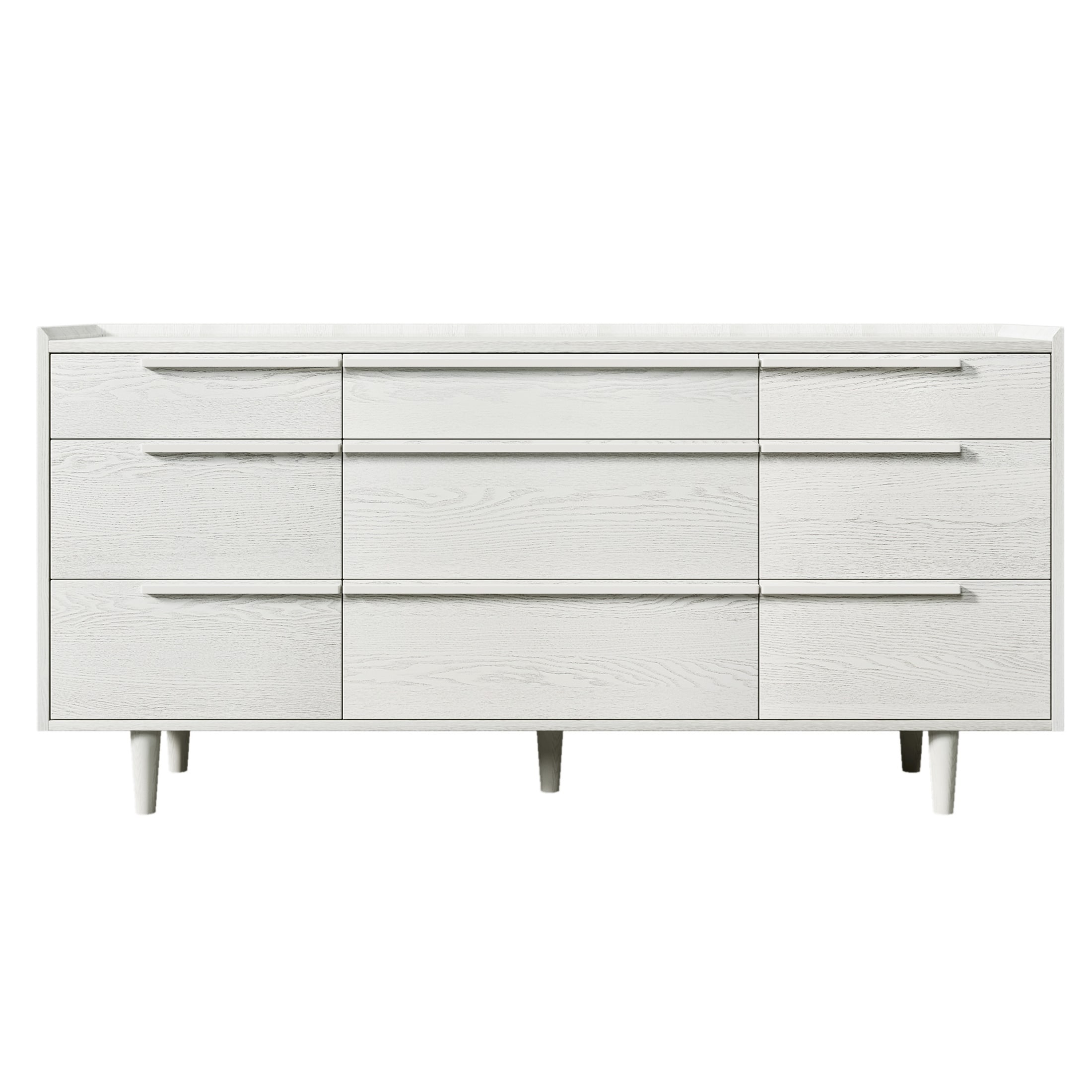 9-Drawer Dresser with Solid Wood Legs - - 37431345 - Mycitystee