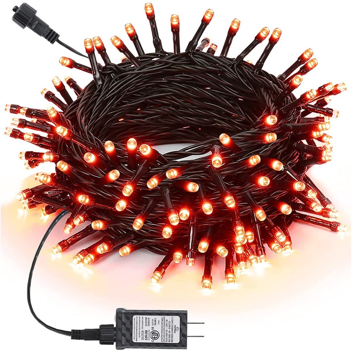 Orange Halloween Lights 66 Ft 200 LED String Lights - Yellow Shopping - The Best Deals on String Lights | 39295432 - Mycitystee