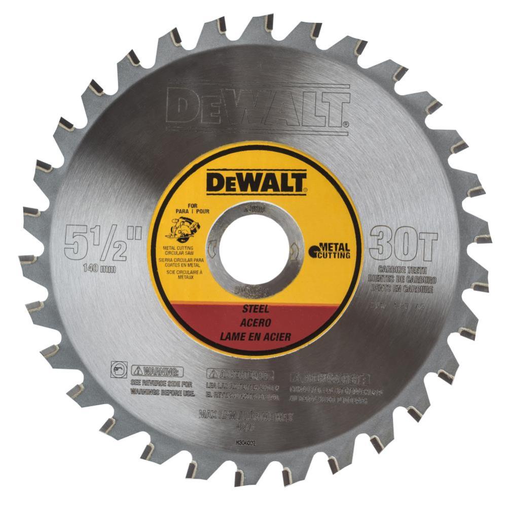DEWALT 5-1/2 in. 30 Tooth Metal Cutting Blade DWA7770 from DEWALT - Mycitystee