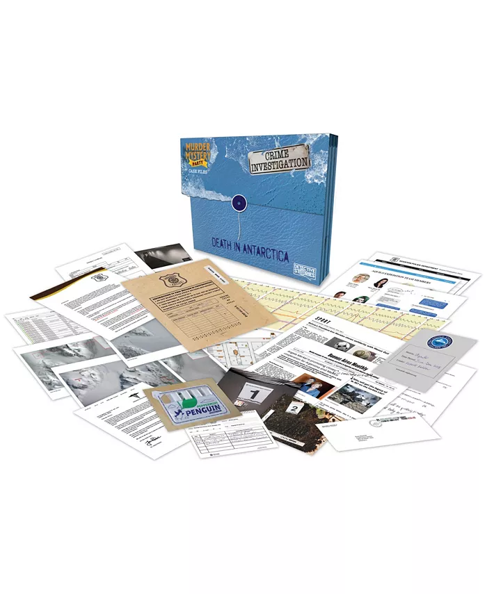 University Games Murder Mystery Party Case Files - Death In Antarctica - Mycitystee