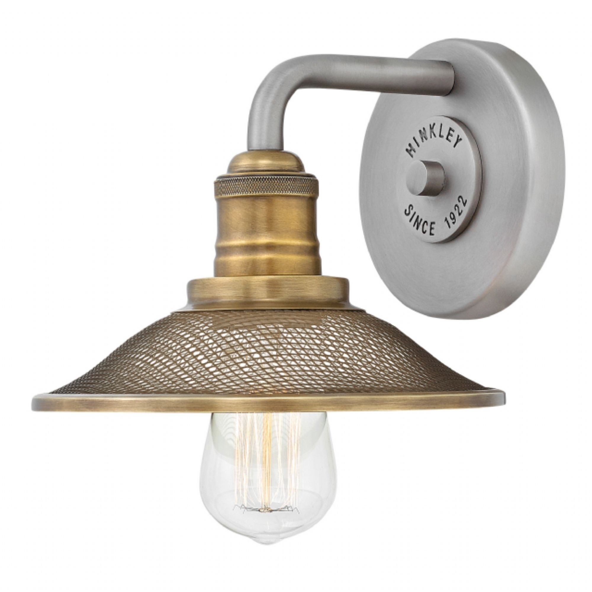 Hinkley Rigby 1-Light Sconce in Antique Nickel - Mycitystee