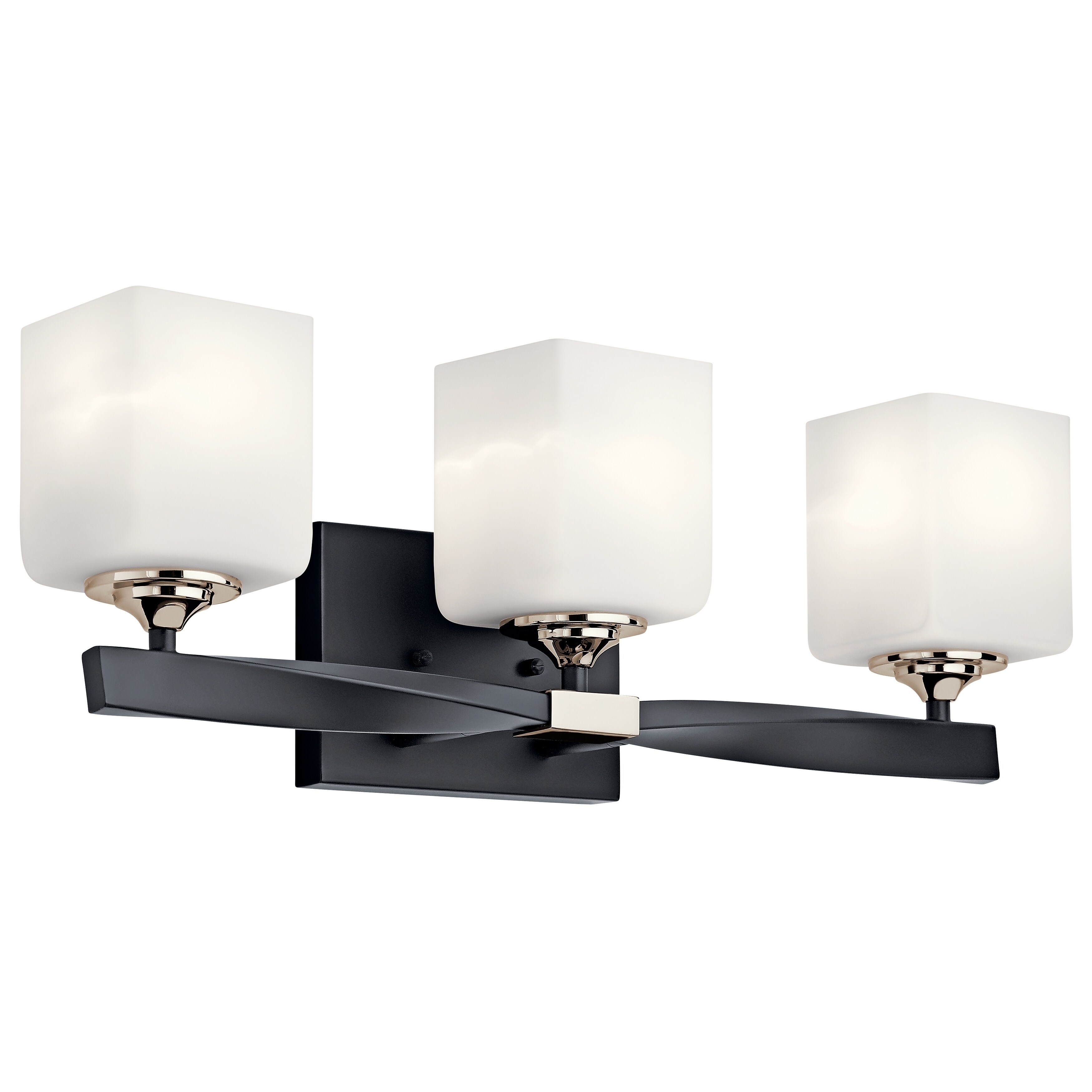 Kichler Lighting Marette 3-Light Vanity Light Black - Mycitystee