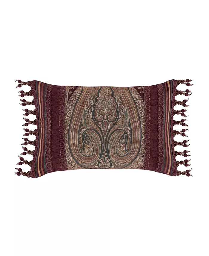 J Queen New York Garnet Decorative Pillow， 15