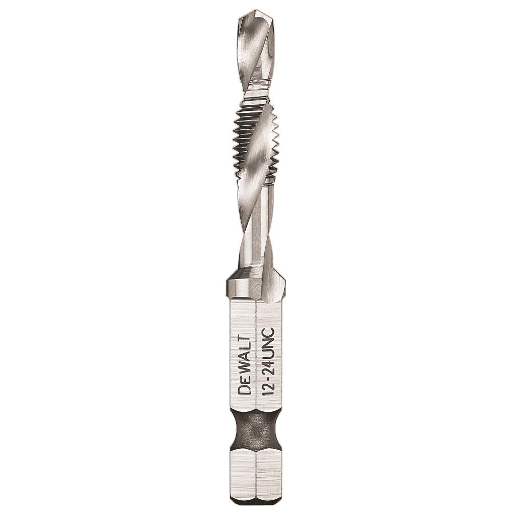 DEWALT 12-24 UNC Drill Tap 1/4 In. Capacity DWADTQTR1224 from DEWALT - Mycitystee