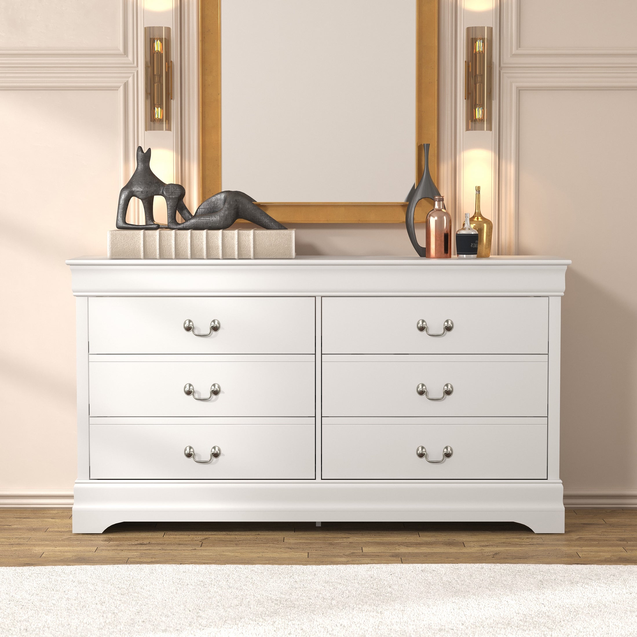 Ireton 6-Drawer Dresser with Ultra Fast Assembly (32.0 in. × 58.2 in. × 15.7 in.) - - 36758345 - Mycitystee