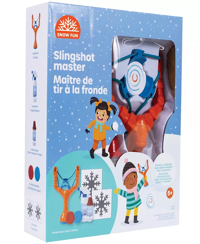 SNOWFUN Snowball Slingshot Master Winter Fun Coloring Kit - Mycitystee