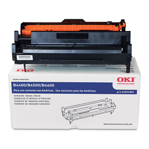 Oki 43501901 Drum Unit， 25，000 Page-Yield， Black - Mycitystee