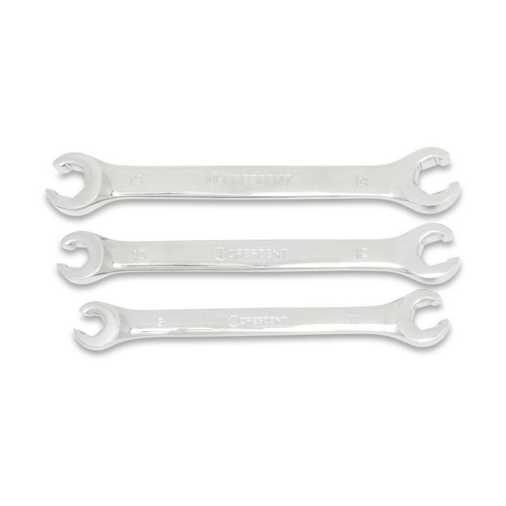 CRESCENT Metric Flare Nut Wrench Set 3pc - Mycitystee