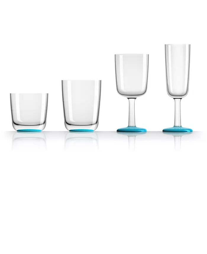 Marc Newson by Palm Tritan Drinkware with Vivid Blue Non-slip Base - Mycitystee
