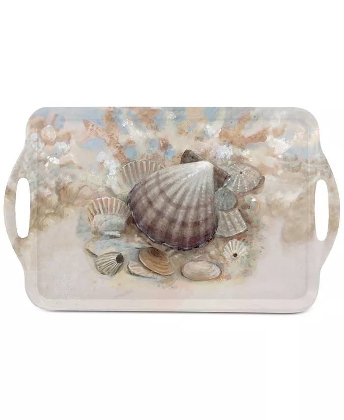 Portmeirion Pimpernel Beach Prize Large Melamine Handled Tray - Mycitystee