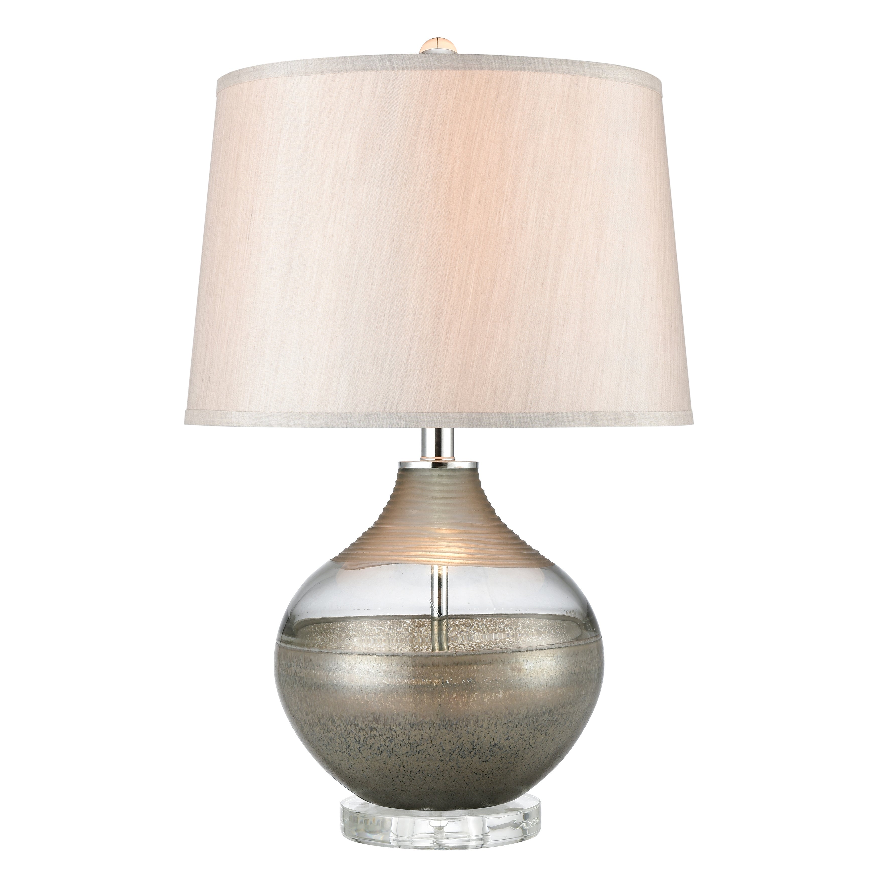 Vetranio 24'' High 1-Light Table Lamp - Taupe - Mycitystee