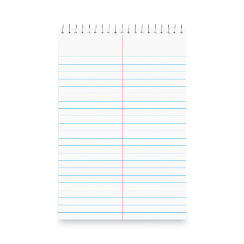 Universal Steno Pads， Gregg Rule， Red Cover， 80 White 6 x 9 Sheets， 6/Pack (96920PK) - Mycitystee