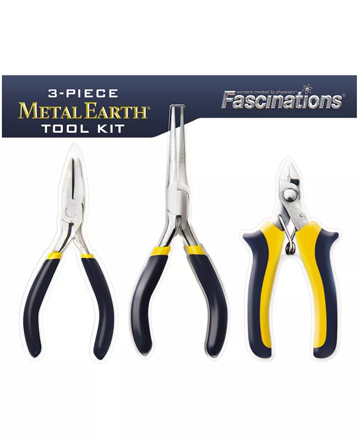 Fascinations 3-Piece Metal Earth Tool Kit - Mycitystee