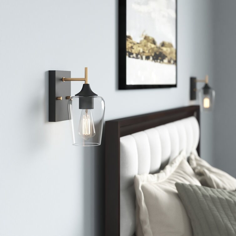 Acroma 1 - Light Steel Armed Sconce (Set of 2)-UL Certified - Mycitystee
