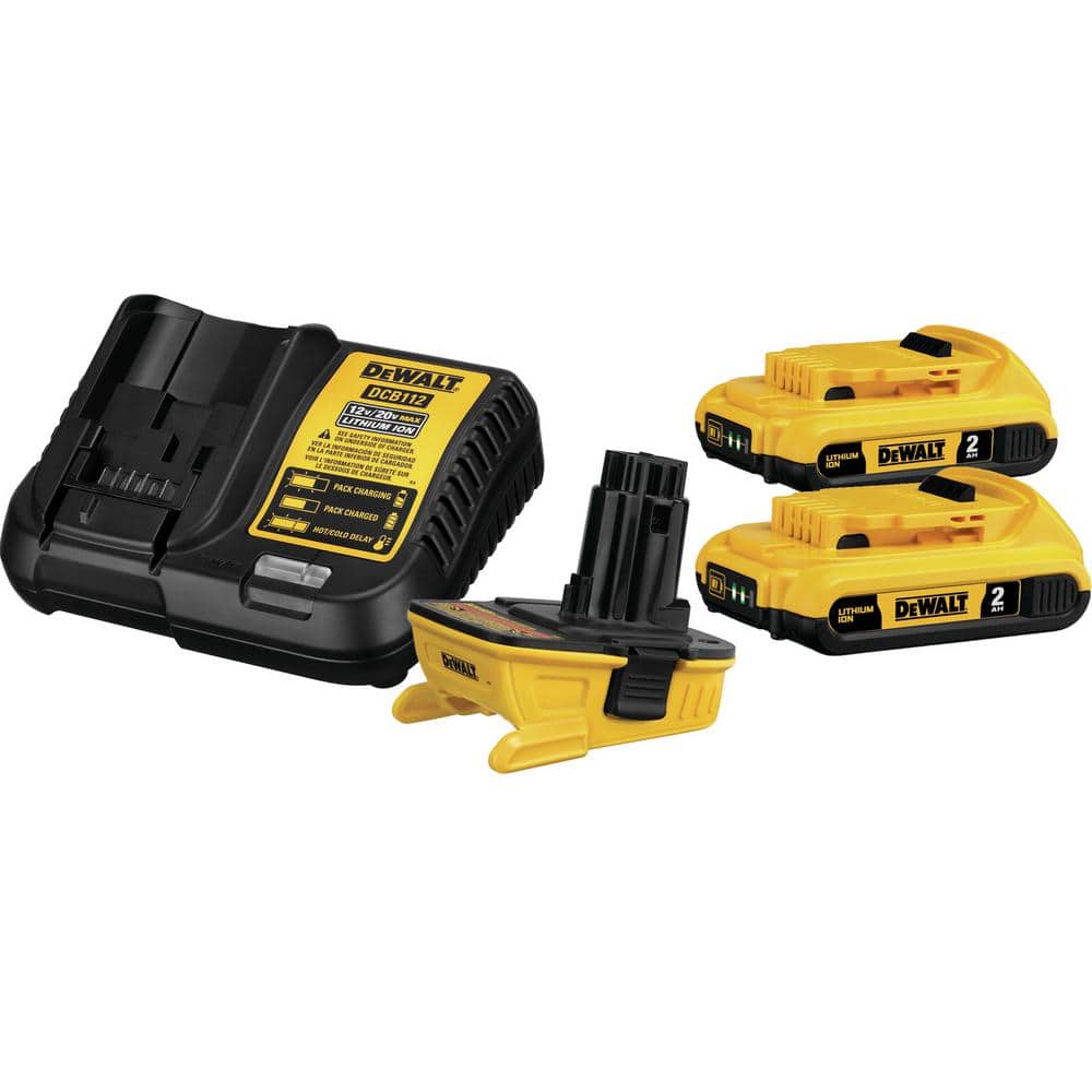 DEWALT 18V to 20V MAX Lithium-Ion Battery Adapter Kit (2 Pack) DCA2203C - Mycitystee