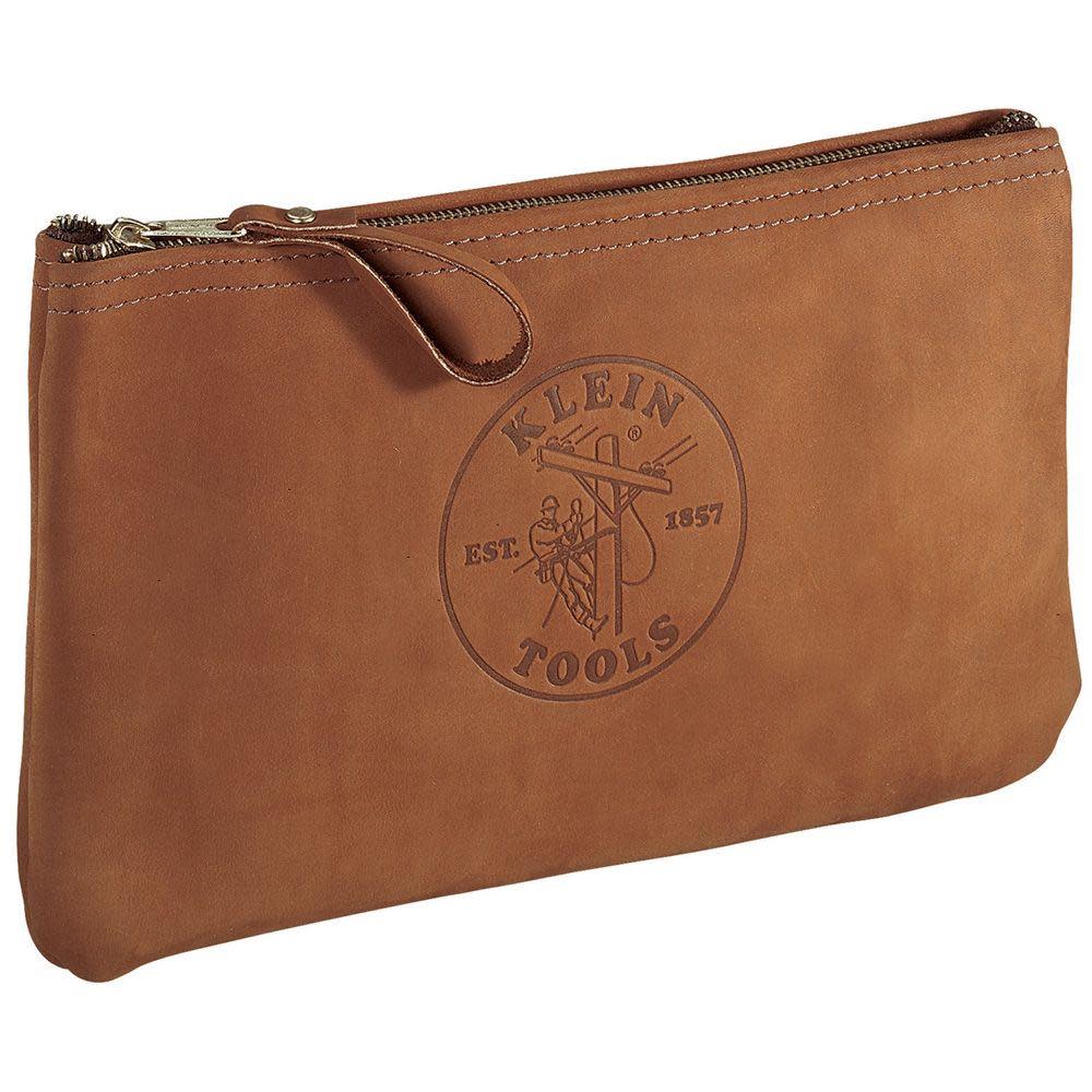 Klein Tools Top-Grain Leather Zipper Bag 5139L from Klein Tools - Mycitystee
