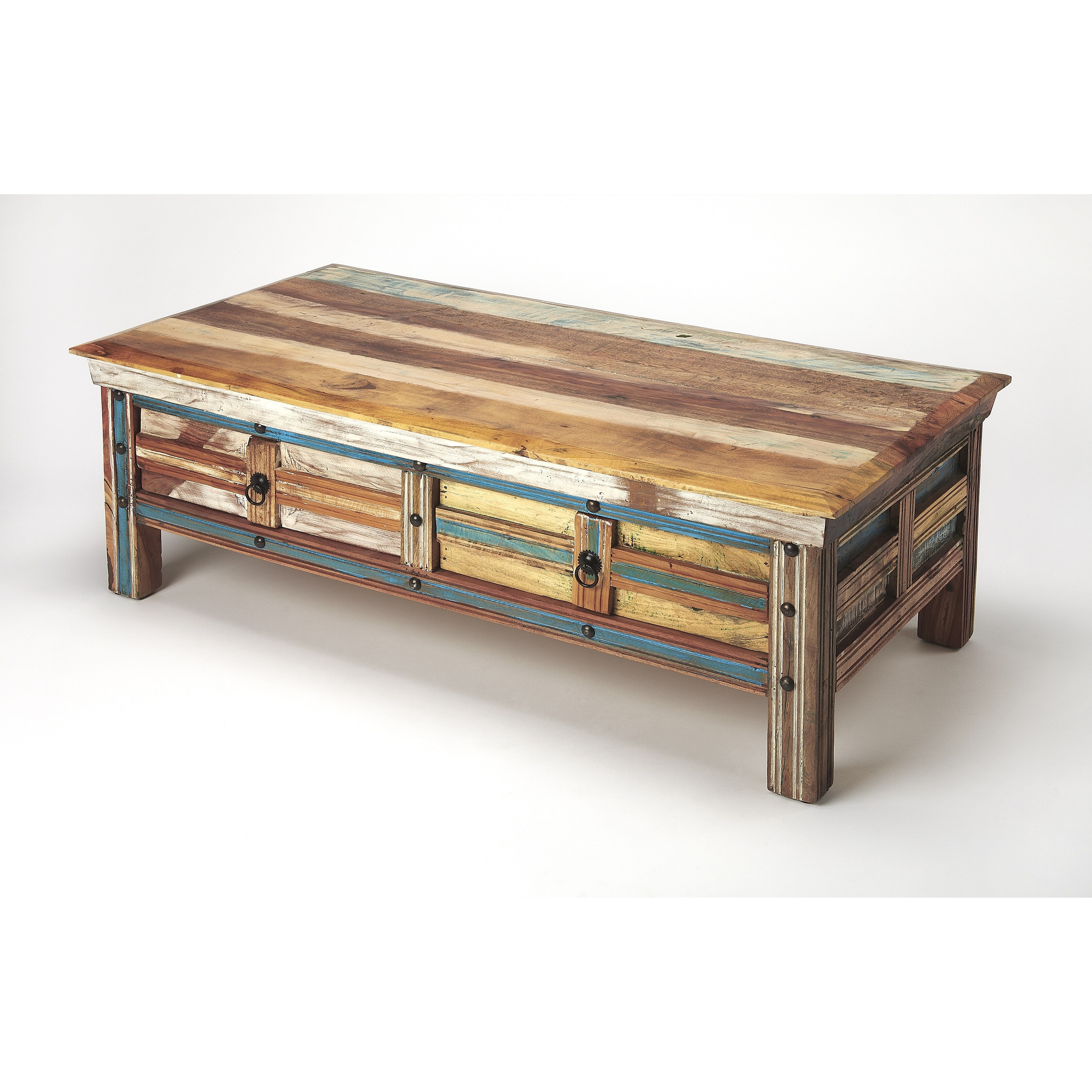 Butler Reverb Painted Rustic Coffee Table - Mycitystee