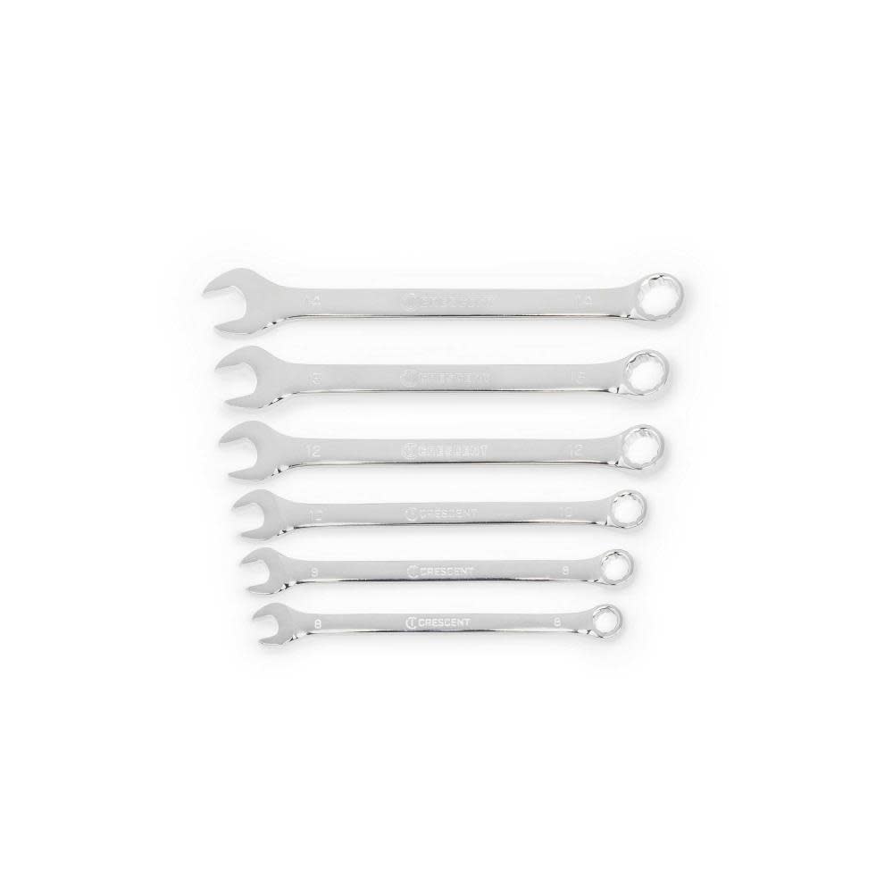 CRESCENT Metric Combination Wrench Set 12 Point 6pc - Mycitystee
