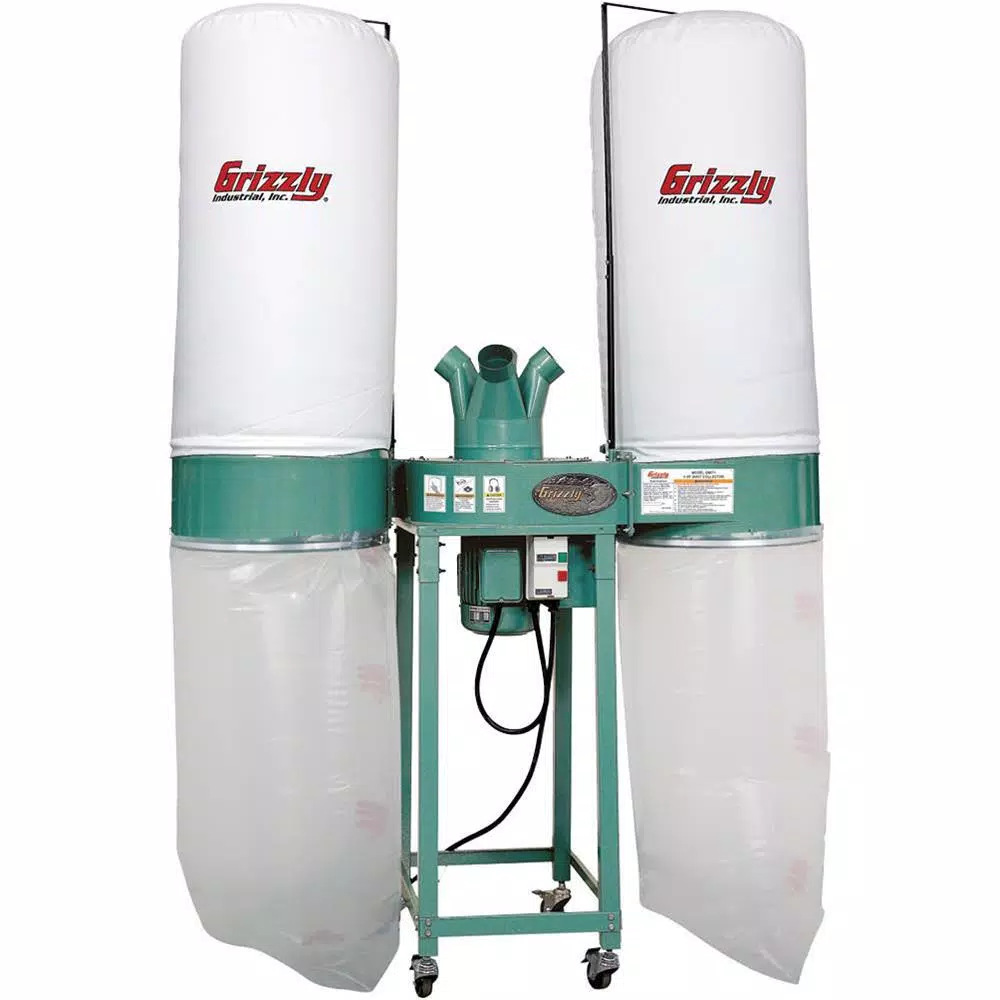 Grizzly Industrial 4 HP Dust Collector and#8211; XDC Depot - Mycitystee