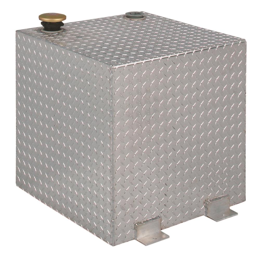 Aluminum Transfer Tank, 50 Gallon Square - Mycitystee