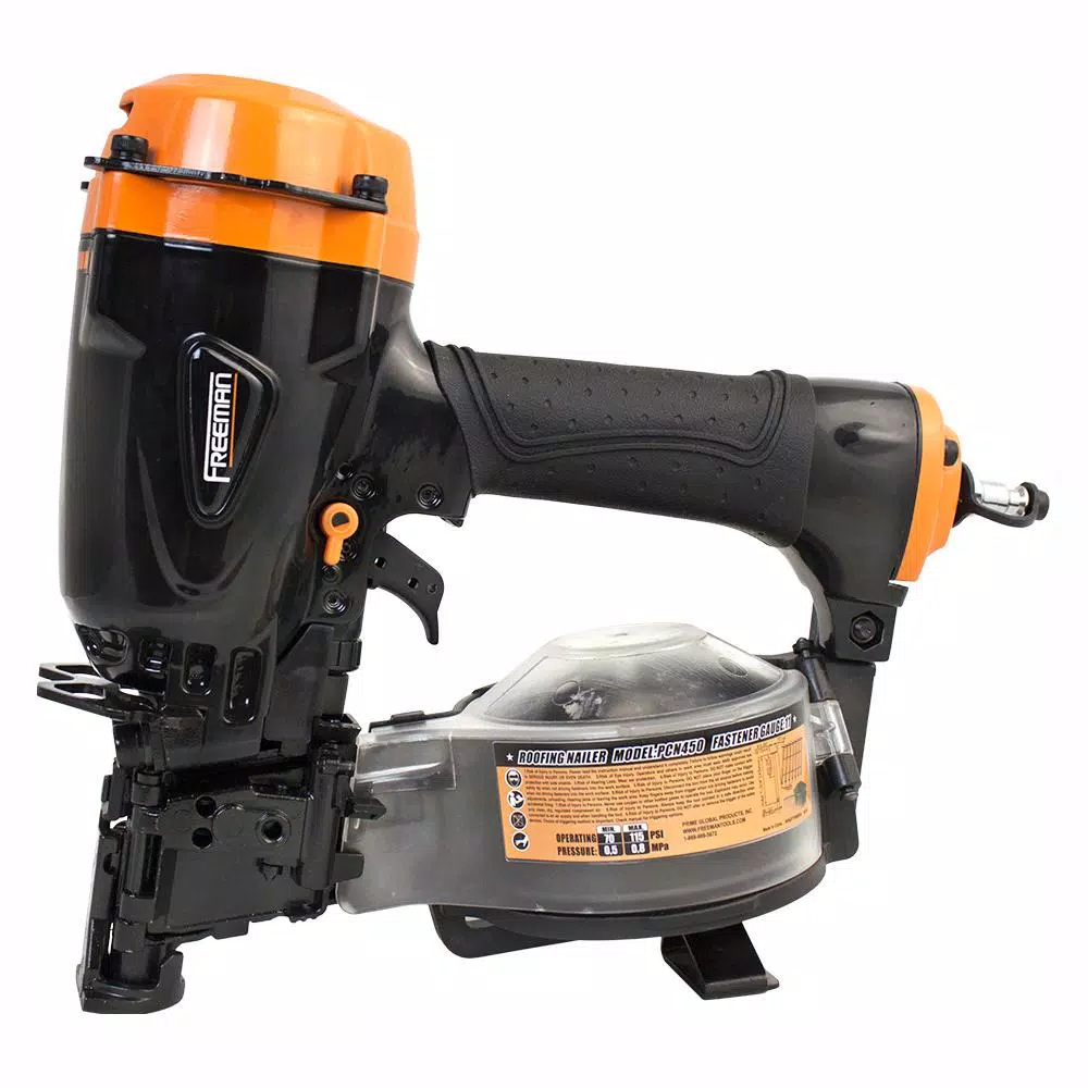 Freeman Pneumatic 15 Degree 1-3/4 in. Rapid Fire Coil Roofing Nailer and#8211; XDC Depot - Mycitystee