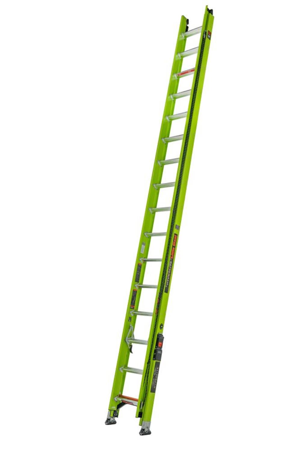 HyperLite SumoStance 32 ft Type IAA Fiberglass Extension Ladder - Mycitystee