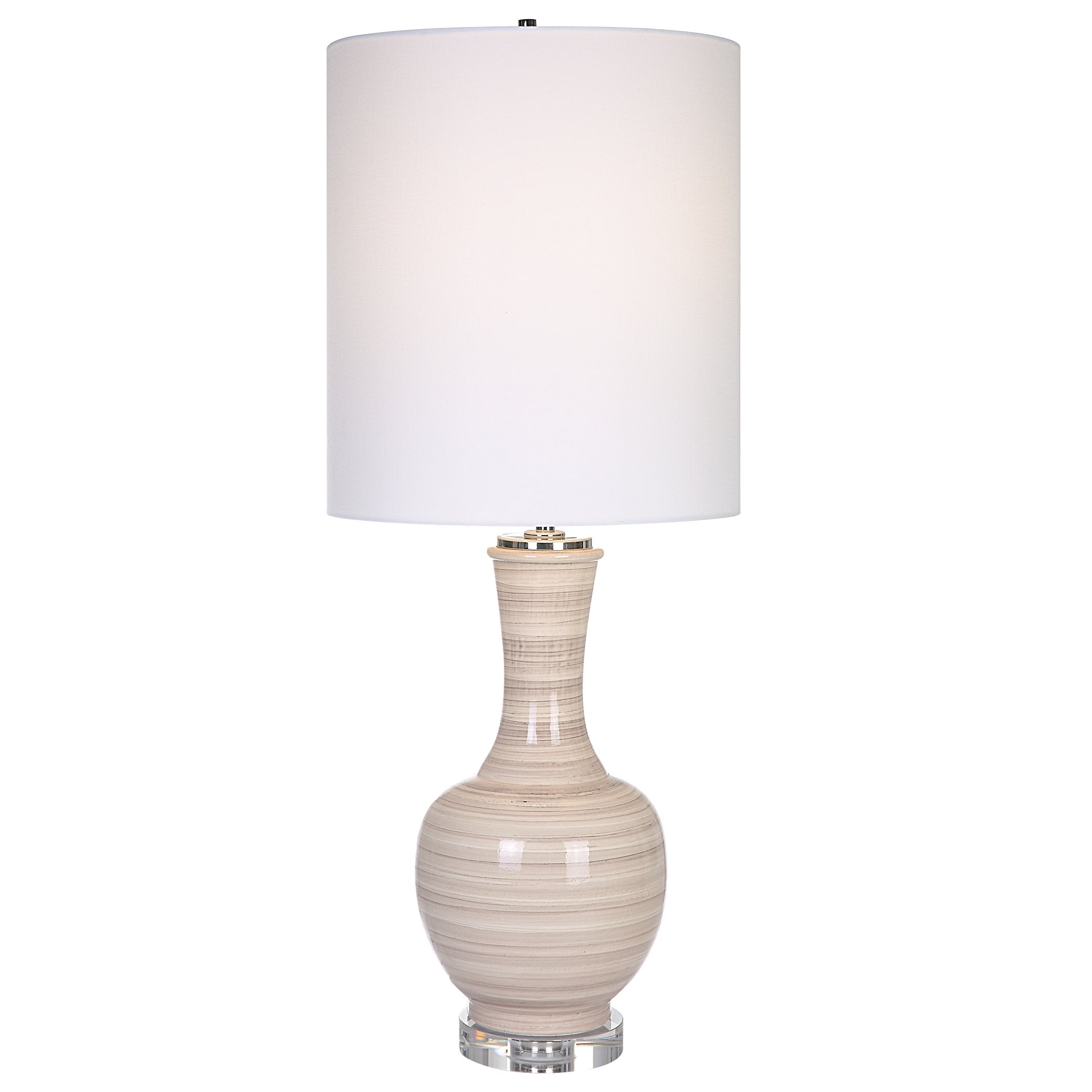 Uttermost Chalice Striped Table Lamp - 33.25 x 13 x 13 - Mycitystee