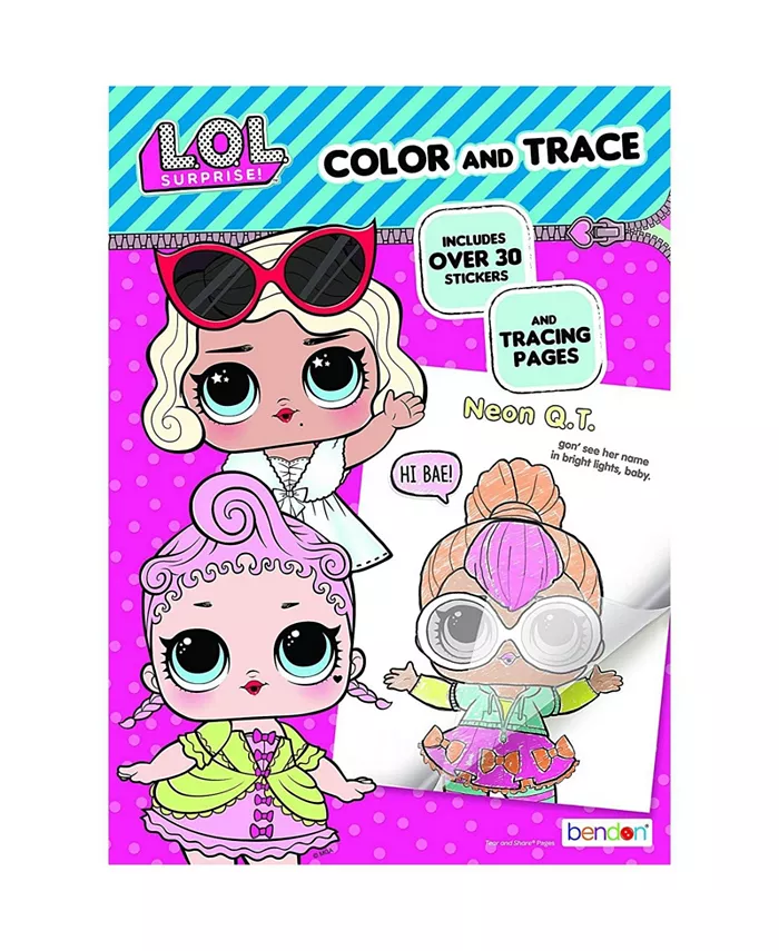 Bendon LOL Surprise Trace And Learn Activity Book - Mycitystee