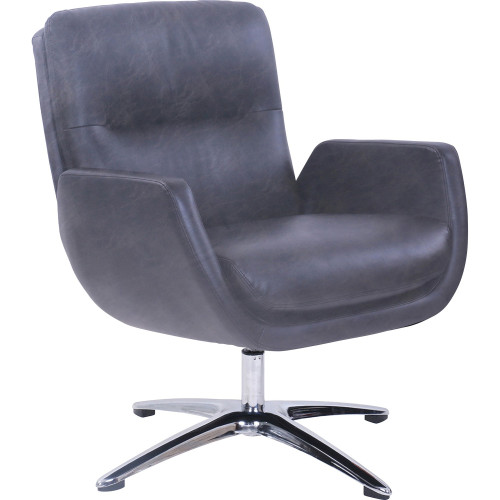 Lorell Distressed Soft Touch Lounge Chair (49874) - Mycitystee