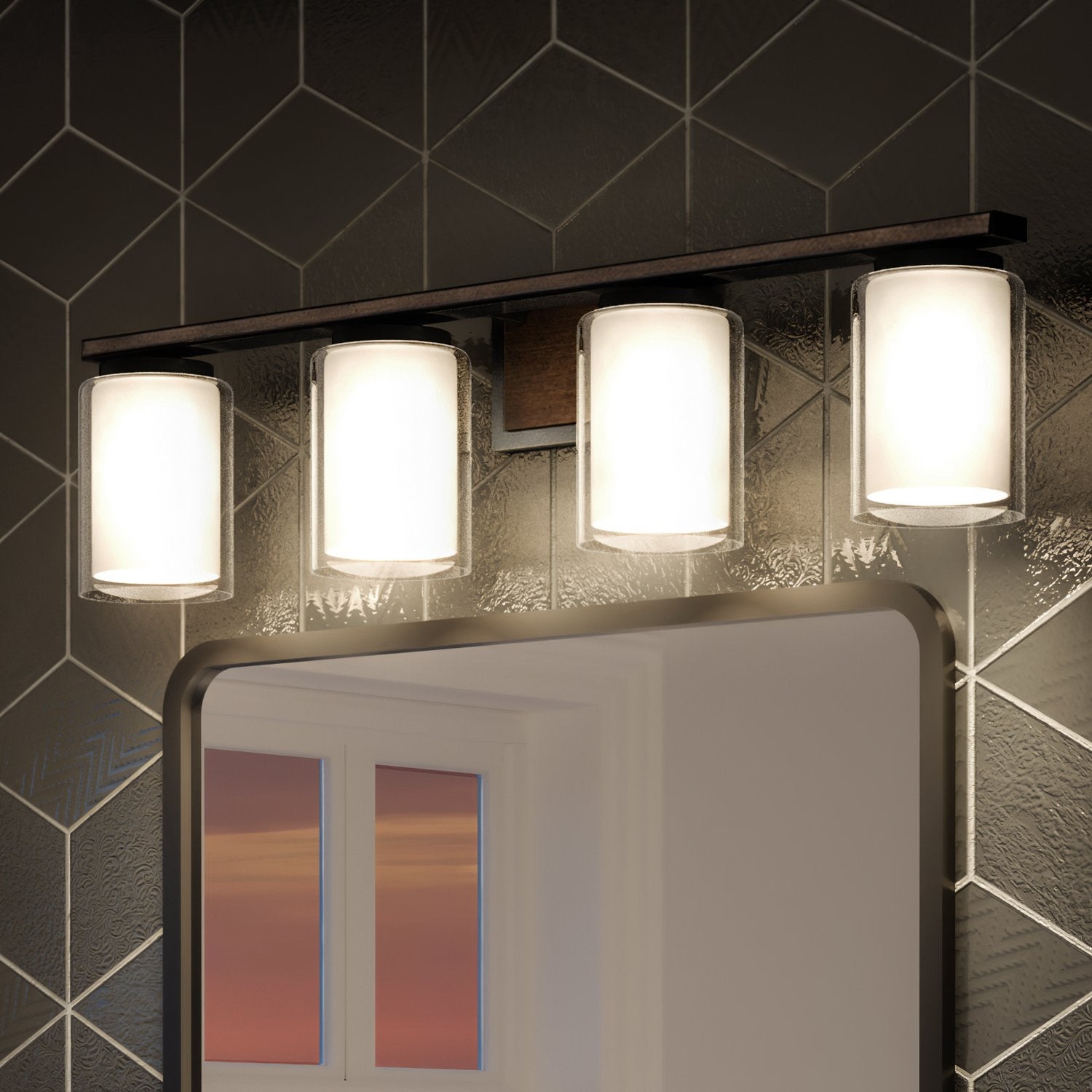 Luxury Contemporary Bath Vanity Light， 7.75