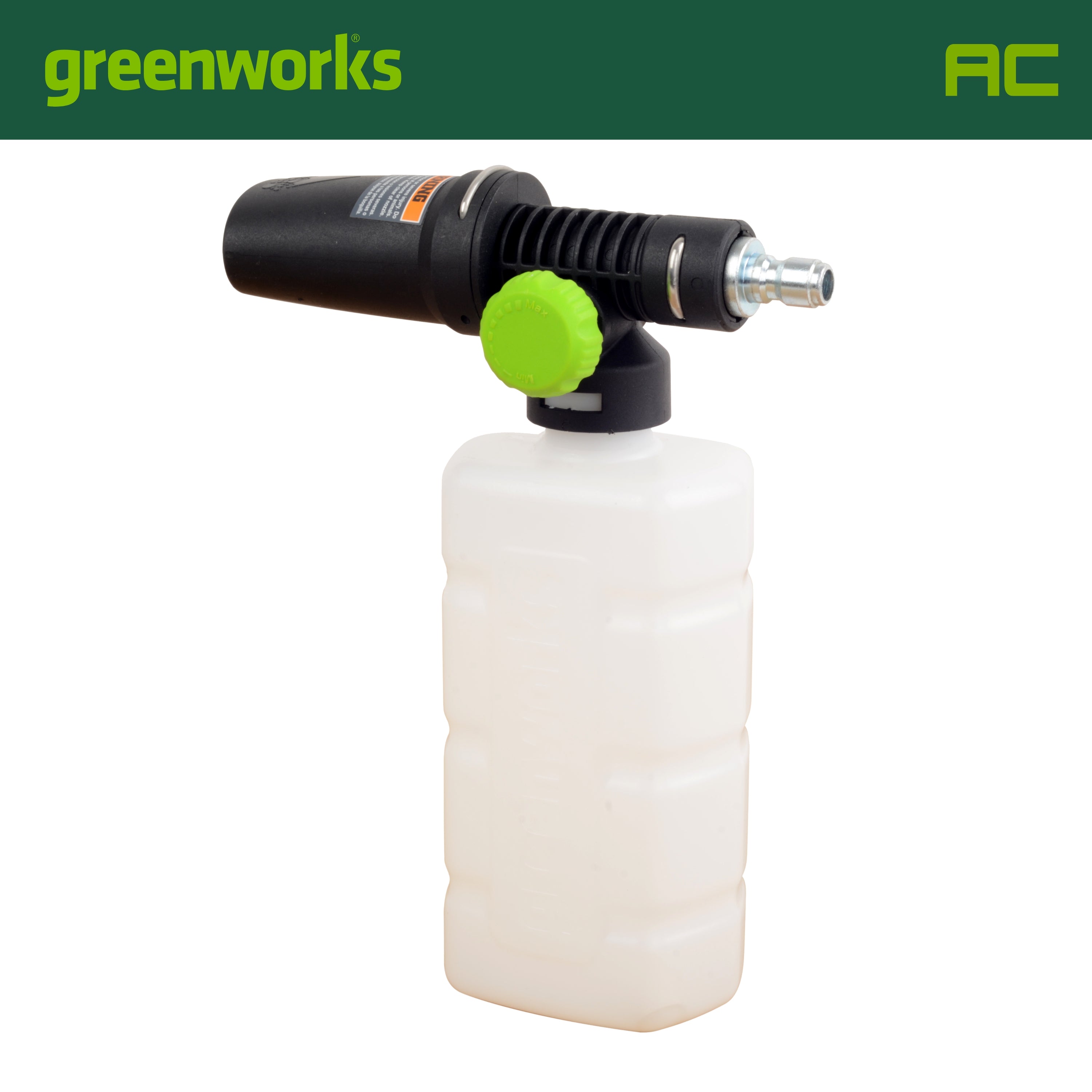 High-Pressure Soap Applicator | Greenworks Tools - Mycitystee