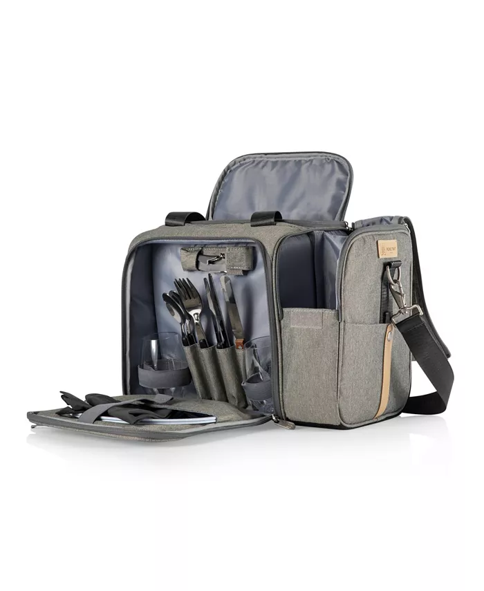 Oniva Malibu 16 Piece Frontier Edition Picnic Basket Cooler Set - Mycitystee