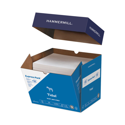Hammermill Tidal Print Paper Express Pack， 92 Bright， 20lb， 8.5 x 11， White， 500 Sheets/Ream， 5 Reams/Carton (163120) - Mycitystee