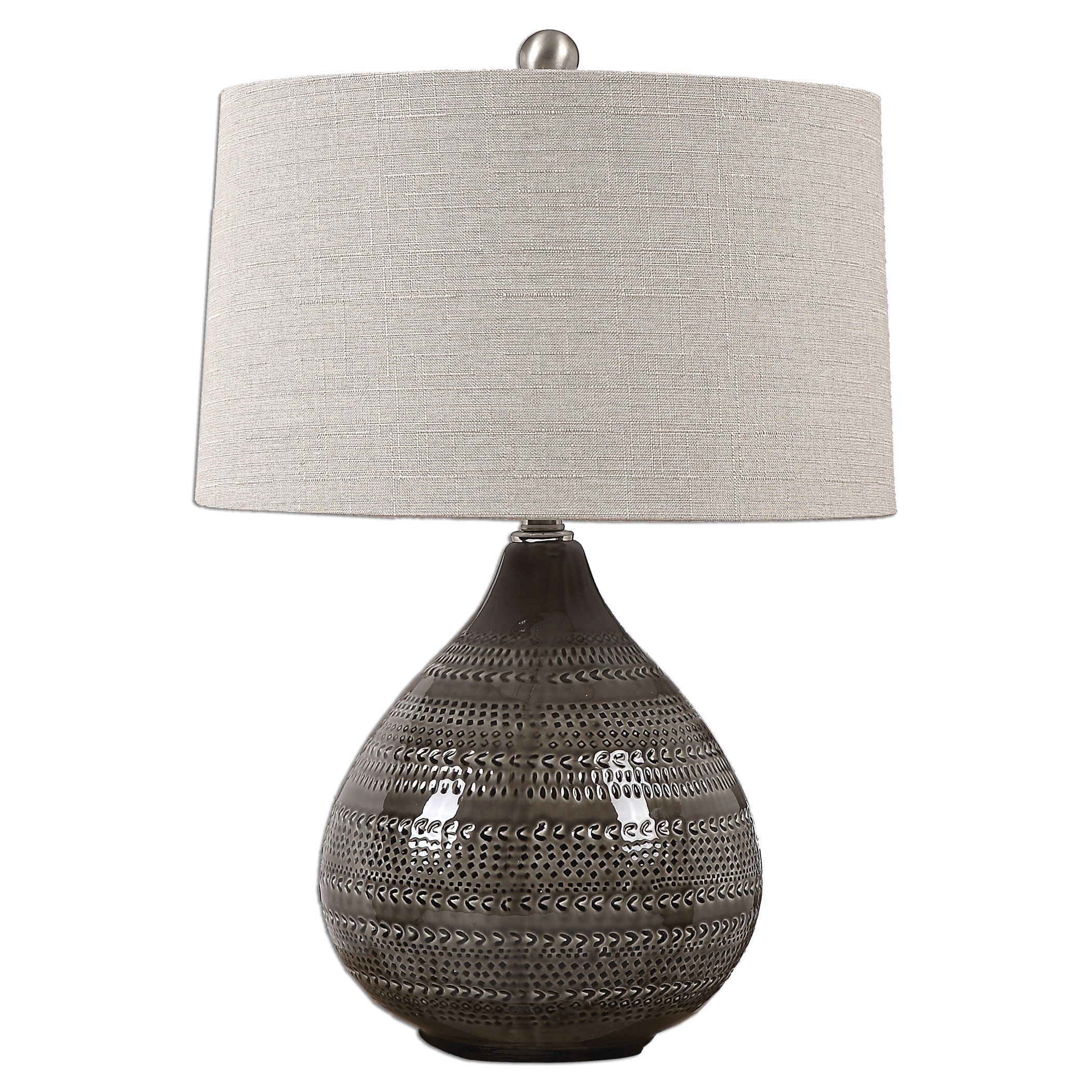Batova Smoke Gray Lamp - Mycitystee