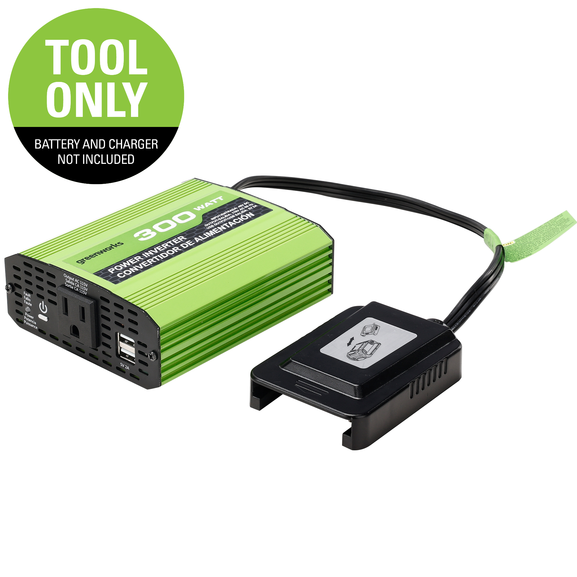 40V 300 Watt Cordless Power Inverter | Greenworks Tools - Mycitystee